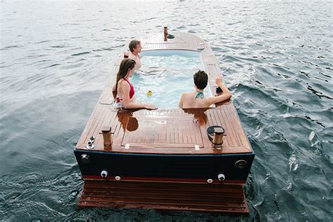 You and five friends can rent a hot tub boat in Seattle