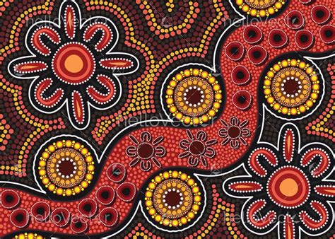 Dot art aboriginal background - Download Graphics & Vectors | Dots art, Painting style ...