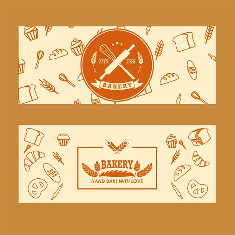 Set of bakery banners 932098 Vector Art at Vecteezy