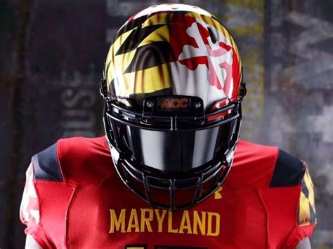 Maryland terps 2013 new football helmet 2 687x515 Maryland Pride 2.0 Helmet Up For Aucti ...