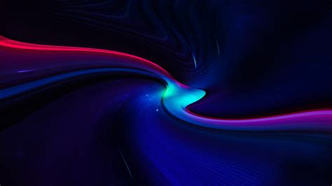 Dark Blue Pink Lines Abstraction 4K HD Abstract Wallpapers | HD ...