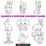 Free Rabbits & Bunnies Coloring Pages For Kids  11 Printable Sheets sketch template