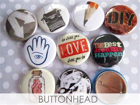 Creative Artistic Buttons Pins Set Gift for Artists 1 Inch | Etsy