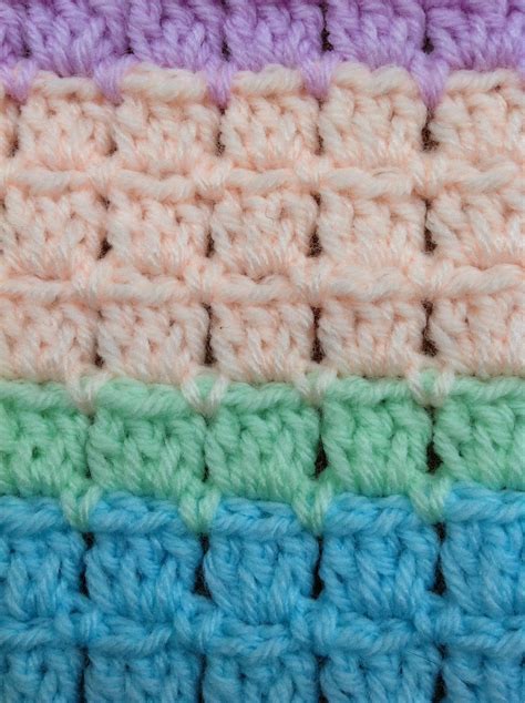 OYA's WORLD- Crochet-Knitting: Crochet: BLOCK STITCH Baby Blanket