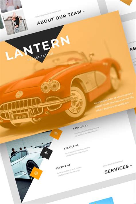 Lantern - Car Dealership Presentation PowerPoint template for $21