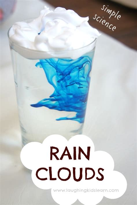 Rain cloud science experiment - Laughing Kids Learn