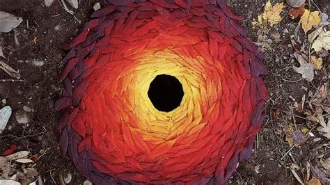 Andy Goldsworthy Red Leaves