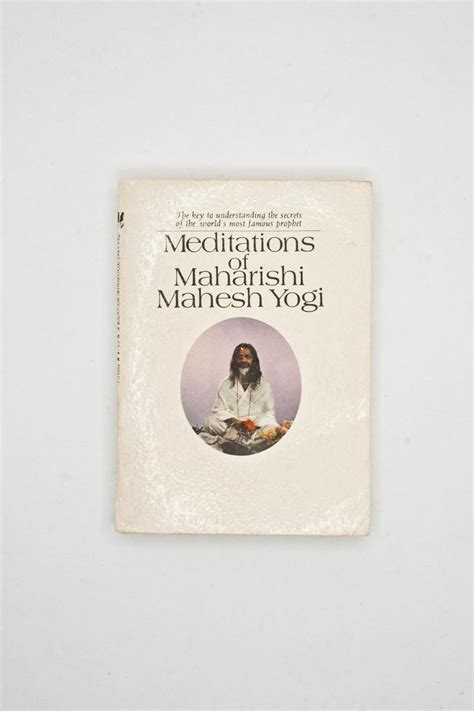 Meditations of Maharishi Mahesh Yogi Philosophy Paperback | Etsy Canada ...