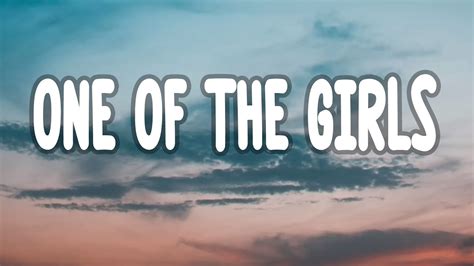 The Weeknd, JENNIE, Lily-Rose Depp - One Of The Girls (Lyrics) - YouTube