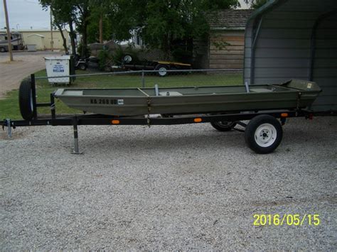 14' Flat Bottom Boat and Trailer - Nex-Tech Classifieds