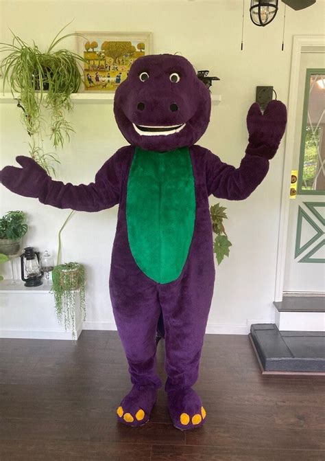 Vtg 1990s Complete Vintage Full Size Barney Costume - Etsy