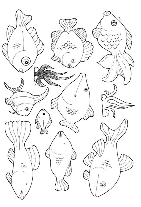 Kids-n-fun.com | Coloring page Fish Fish