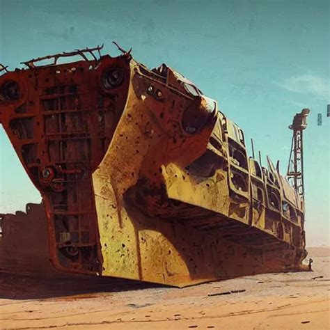 the rusted carcass of an ancient cargo ship in a | Stable Diffusion | OpenArt