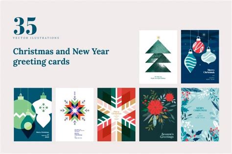 35 Christmas And New Year 2023 Greeting Cards 2 - Design Cuts