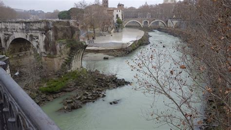 The river Tiber in Rome