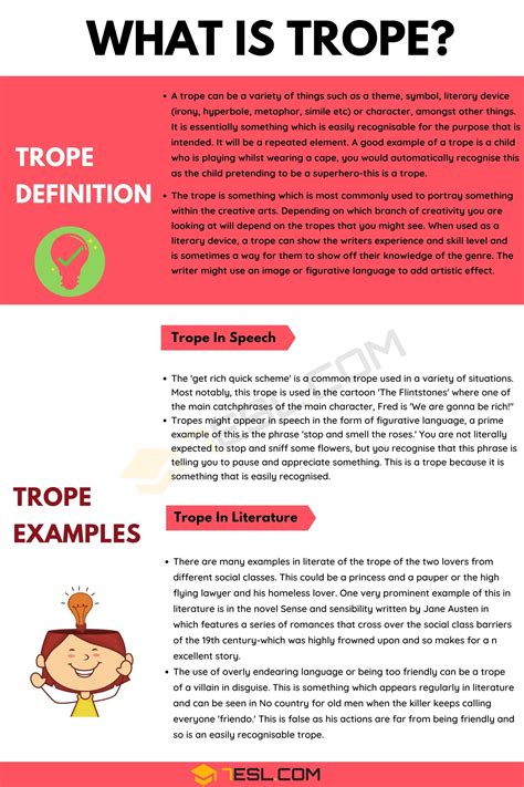 Trope: Definition and Examples of Trope in Speech and Literature • 7ESL | Essay writing skills ...