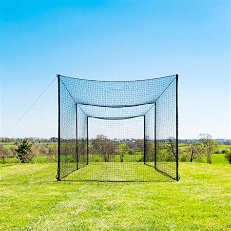 Fortress Ultimate Baseball Batting Cage [35ft] | Heavy Duty Net & Posts – Backyard Ballpark