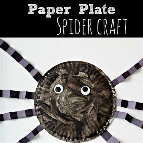 Halloween Paper Plate Spider Craft - Simply Today Life