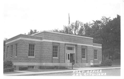 Sac City Iowa Post Office Real Photo Antique Postcard K88757 - Mary L ...