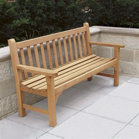 Teak Benches - Windsor 5 ft. Bench | Country Casual | Teak garden bench ...