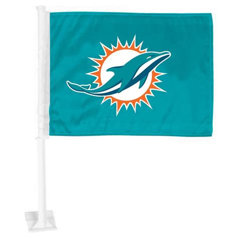 FANMATS NFL Miami Dolphins Car Flag 26147 - The Home Depot