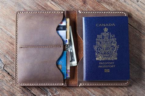 Travel Wallet | Personalized Leather Passport Holder