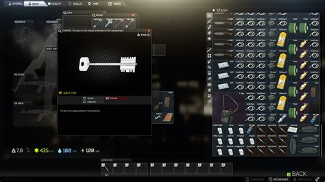 Sanatorium Key! Overlook? Quest Item? : EscapefromTarkov