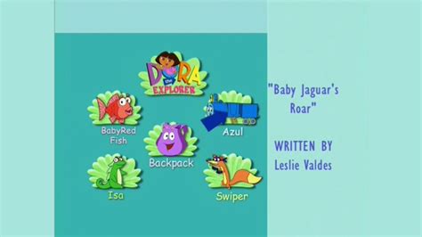 Dora the Explorer: Baby Jaguar's Roar Ending Credits (2003/2023) - YouTube