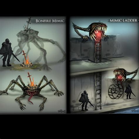 I remember finding these mimic ideas a while ago. From DS1-3 they never ...