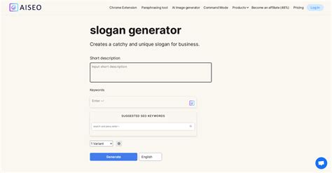 Slogan Generator - AIPromptly