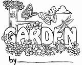 Garden Coloring Pages – Printable FREE sketch template