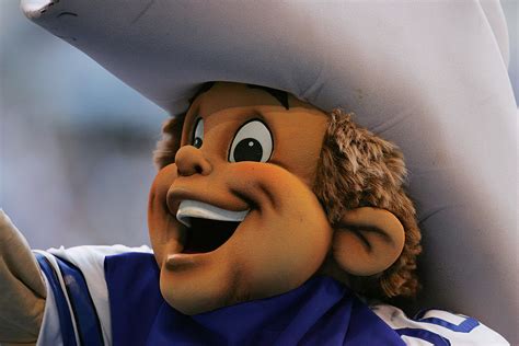 Meet Rowdy the Dallas Cowboys Mascot and Mickey Spagnol in Lubbock