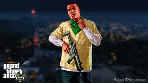 Grand Theft Auto V Franklin Clinton Wallpaper by SameerHD on DeviantArt