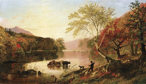 Jasper Francis Cropsey (1823-1900) , Autumn on the Hudson River ...