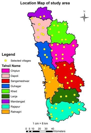 Ratnagiri Taluka Villages Map - Brandy Tabbitha