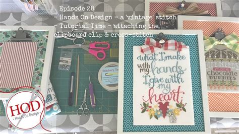 FlossTube #28 The Hands On Designer - Tutorial Time! - YouTube | Cross stitch tutorial, Tutorial ...