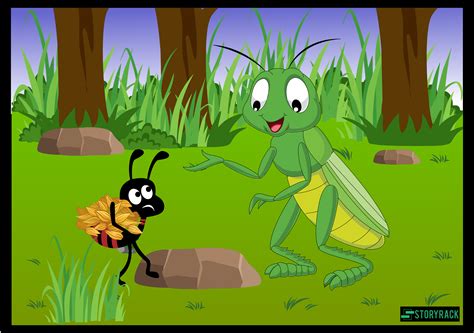 The Ant And The Grasshopper Story Telling For Kids | Images and Photos ...