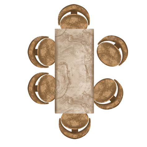 Wooden Dining Table Top View, Dining Table, Top View, Architecture PNG Transparent Clipart Image ...