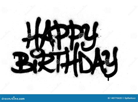 Happy Birthday Graffiti Stock Illustrations – 1,310 Happy Birthday ...