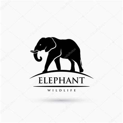 Elephant symbol silhouette — Stock Vector © I.Petrovic #93707662