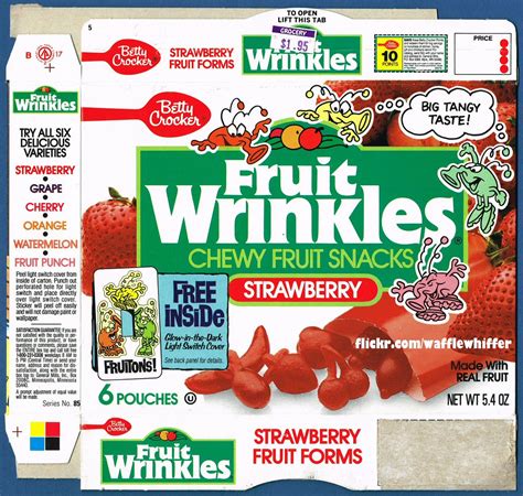 Fruit Wrinkles Fruit Snacks - 1989 | This is one of the best… | Flickr