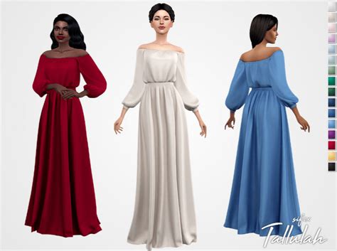 Sims 4 Long Sleeve Dress CC That You Will Love — SNOOTYSIMS