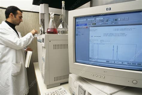 Forensic gas chromatography - Stock Image - H200/0203 - Science Photo Library