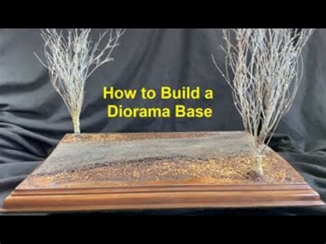 How to Build a Diorama Base - YouTube