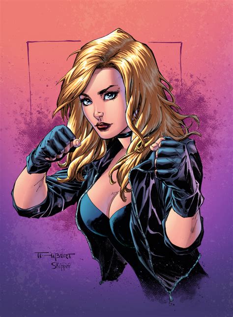 Black Canary by Art Thibert, colours by Jeremiah Skipper | *Artist: Art Thibert | Pinterest ...