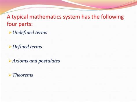 Mathematical system