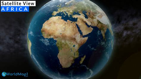 Africa Countries Maps, Satellite Images from Space 1