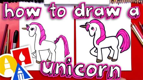 How To Draw A Cute Unicorn in 2021 | Art for kids hub, Unicorn drawing, Drawing for kids