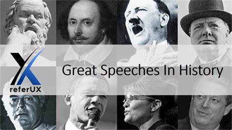 Greatest Speeches in the History - YouTube