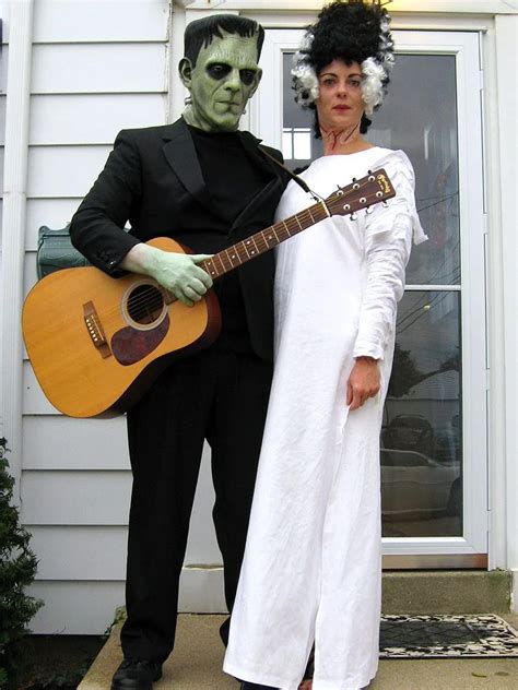 Halloween costumes: Frankenstein, Bride of Frankenstein